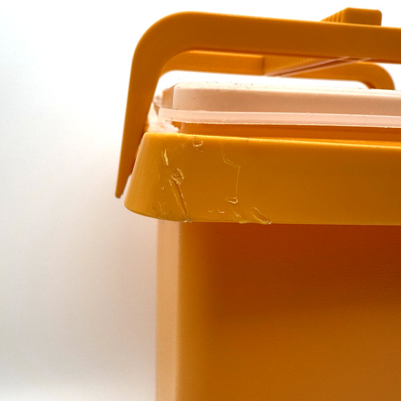 Tupperware Harvest Sun Tote Storage Picnic Basket Handle 1430 - Picture 3 of 12